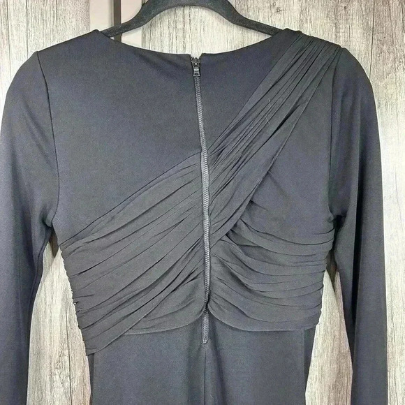 Alice + Olivia Dress 2 Mini Goddess Black Color Long Sleeves - Picture 8 of 9